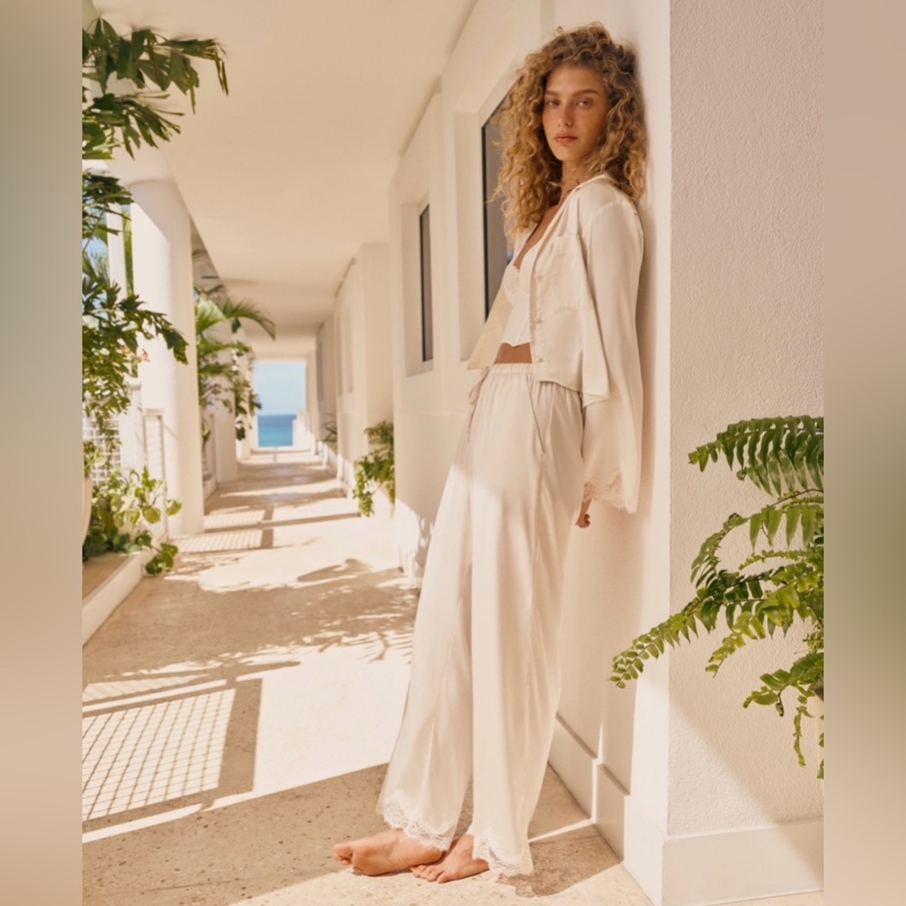 Abercrombie Lace and Satin PJ Pants
